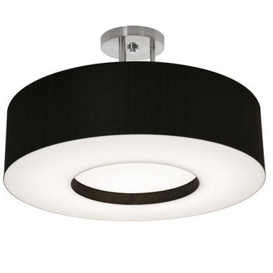 Montclair 2 Light 19.25 Inch Wide Semi Flush Mount by AFX - MCF1932MBSF