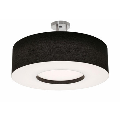 Montclair 1 Light 24 Inch Wide Drum Semi Flush Mount by AFX - MCF2432-SF
