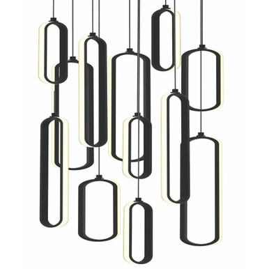 Sienna 174W 12 LED Mini Pendant by AFX - SIEP99LAJD1RND12