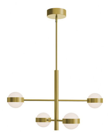 Verona 4 40W LED Pendant 18.25 Inch Tall and 30 Inch Wide by Afx - VRNP2X4LAJUD