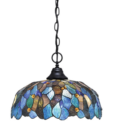 Any 1 Light Large Pendant 12.25 Inch Tall by Toltec - 10-16-1225-