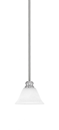 Edge 1 Light Small Stem Hung Pendant 7 Inch Wide by Toltec - 1151-7