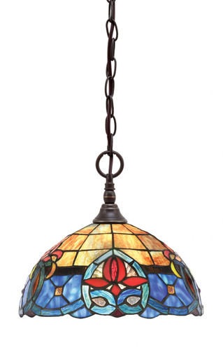 1 Light Chain Hung Mini Pendant 11 x 12 Inch by Toltec 11-BC-9359 - 11-BC-9359