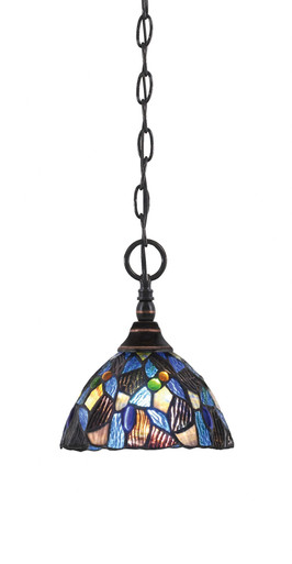 1 Light Chain Hung Mini Pendant 8.5 x 7 Inch by Toltec 11-BC-9955 - 11-BC-9955