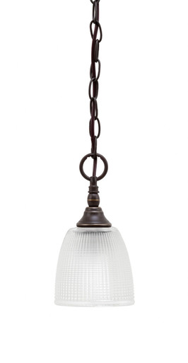 1 Light Chain Hung Mini Pendant 9.75 x 5 Inch by Toltec 11-BC-500 - 11-BC-500