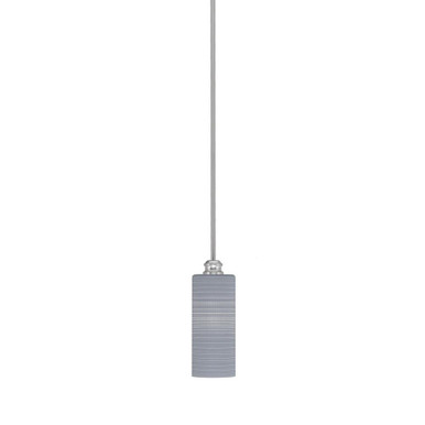 Edge 1 Light Mini Stem Hung Pendant 10.5 Inch Tall by Toltec - 1151-4