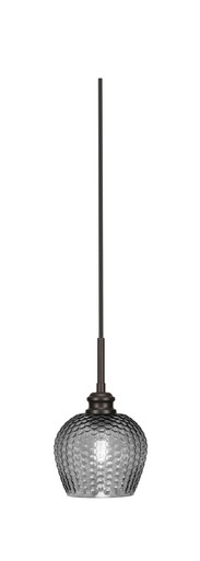 Edge 1 Light Small Cord Pendant 7 Inch Tall by Toltec - 1152-6-7-1