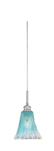 Edge 1 Light Mini Cord Pendant 11 Inch Tall by Toltec - 1152-5.5-11