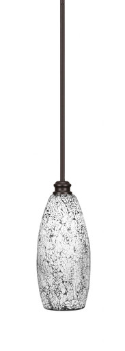 Edge 1 Light Mini Stem Hung Pendant 13 Inch Tall by Toltec - 1151-5.5-13