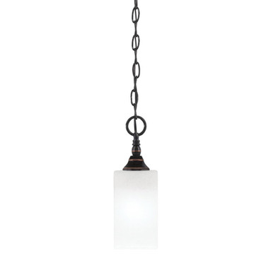 1 Light Chain Hung Mini Pendant 11.25 x 3.5 Inch by Toltec 11-BC-541