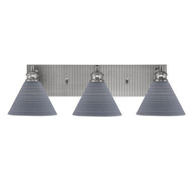 Edge 3 Light Vanity Light 25.25 Inch Length by Toltec - 1163-BN-4052