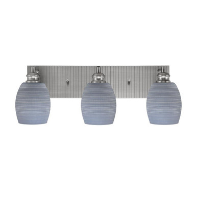 Edge 3 Light Vanity Light 23 Inch Length by Toltec - 1163-BN-4022