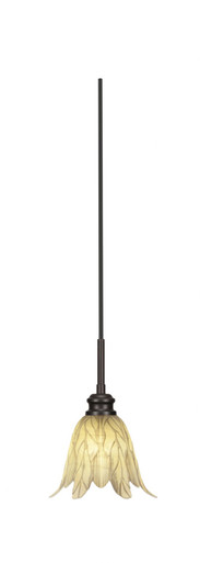 Edge 1 Light Small Cord Pendant 10.5 Inch Tall by Toltec - 1152-7-10.5