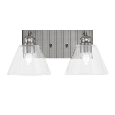 Edge 2 Light Vanity Light 16 Inch Length by Toltec - 1162-BN-302