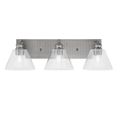Edge 3 Down Glass Light Vanity Light by Toltec - 1163-ES-302