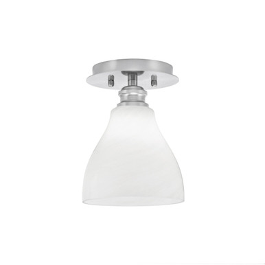Edge 1 Light 6.25 Inch Wide Semi Flush Mount by Toltec - 1160-6.25