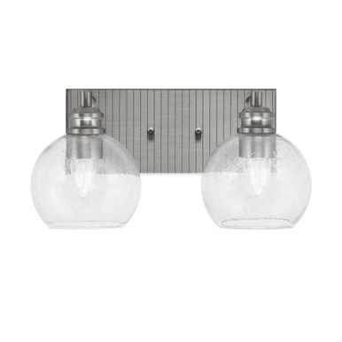 Edge 2 Light Vanity Light 15 Inch Length by Toltec - 1162-BN-4100