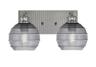 Edge 2 Light Vanity Light 15 Inch Length by Toltec - 1162-BN-4100
