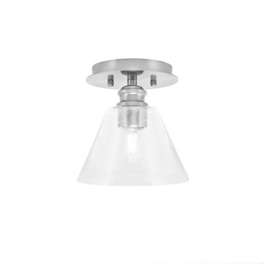 Edge 1 Light 7.25 Inch Length Semi Flush Mount by Toltec - 1160-7-7.25