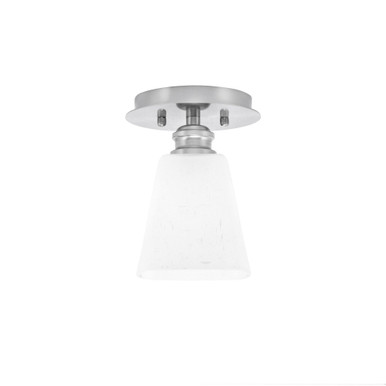 Edge 1 Light 6 Inch Wide Semi Flush Mount by Toltec - 1160-6-7.5
