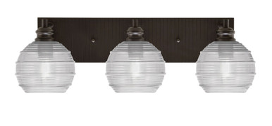 Edge 3 Light Vanity Light 23.75 Inch Length by Toltec - 1163-ES-5110