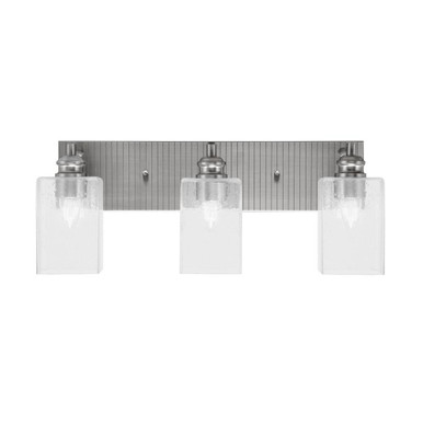 Edge 3 Light Vanity Light 8.75 Inch Tall by Toltec - 1163-ES-530
