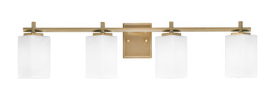 Franklin 4 Light Bath Bar 8.75 x 34.75 In by Toltec  - 1214-MB-541