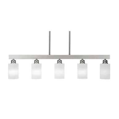 Edge 5 Light Mini Island Chandelier by Toltec - 1185-477540