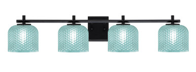 Franklin 4 Light Bath Bar 7.5 Inch Tall and 37.25 Inch Length by Toltec - 1214-75-3725