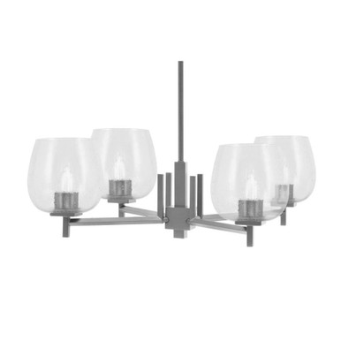 Franklin 4 Light Chandelier 8 Inch Tall and 28 Inch Wide by Toltec - 1204-8-28