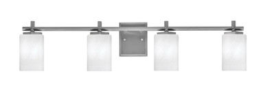 Franklin 4 Light Bath Bar 8.5 Inch Tall and 35.25 Inch Length by Toltec - 1214-85-3525