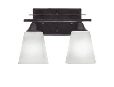 Uptowne 2 Light Steel Vanity Light 11.5 Inch Length by Toltec - 132--875-115