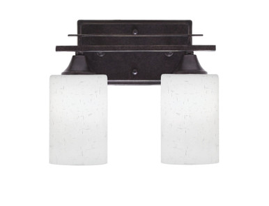 Uptowne 2 Light Vanity Light 11.25 Inch Length by Toltec - 132--1025-1125