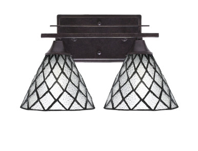 Uptowne 2 Light Vanity Light 14.5 Inch Length by Toltec - 132--85-145