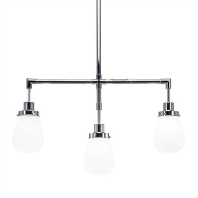 Meridian 3 Light Mini Linear Island Pendant by Toltec - 1243-5-125-2825