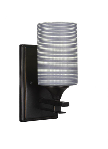 Uptowne 1 Light Matrix Glass Wall Sconce 10.25 Inch Tall by Toltec - 131-4-1025-4
