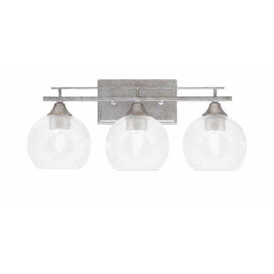 Uptowne 3 Light Vanity Light 20.75 Inch Length by Toltec - 133-AS-4100