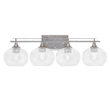 Uptowne 4 Light Vanity Light 29.5 Inch Length by Toltec - 134-AS-202
