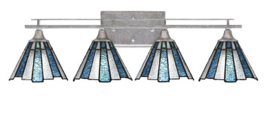 Uptowne 4 Light Vanity Light 29.5 Inch Length by Toltec - 134-AS-202