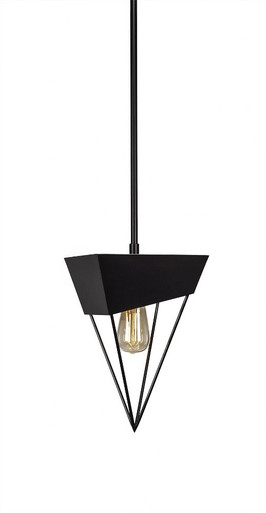 Neo 7W 1 Light Small Stem Pendant 12 Inch Tall by Toltec - 1503-725-12-