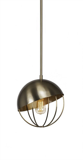 Neo 7W 1 Light Small Stem Pendant 10.75 Inch Tall by Toltec - 1504-975-1075-