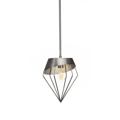 Neo 7W 1 Light Small Stem Pendant 12.5 Inch Tall by Toltec - 1502-975-125-