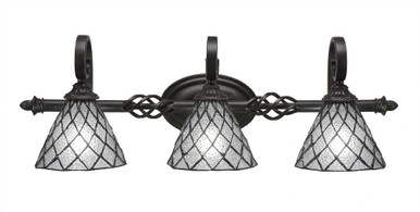 Elegante 3 Light Bath Bar 8.5 x Inch by Toltec  - 163--85-29