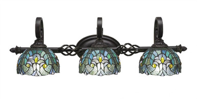 Elegante 3 Light Bath Bar 8.75 x Inches by Toltec  - 163--875-29