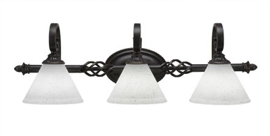 Elegante 3 Light Bath Bar 9.25 x Inches by Toltec  - 163--925-29