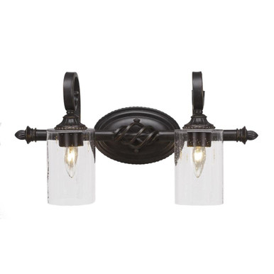Elegante 2 Light Bath Bar 10.5 x Inches by Toltec  - 162--105-2075