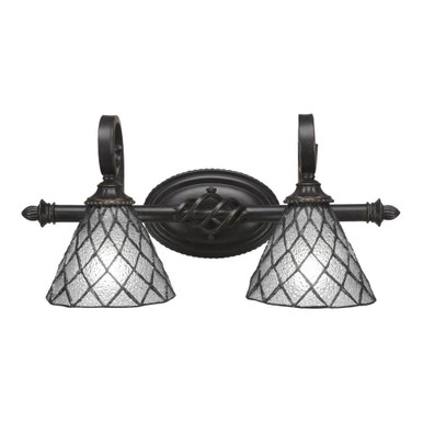 Elegante 2 Light Bath Bar 8.5 x Inches by Toltec  - 162--85-2075
