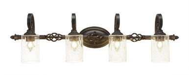 Elegante 4 Light Bath Bar 10.5 x Inches by Toltec  - 164--105-395