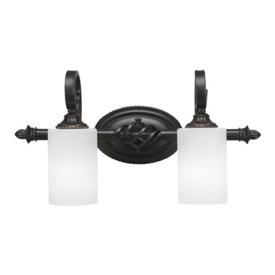 Elegante 2 Light Bath Bar 10.75 x Inches by Toltec  - 162--1075-2075