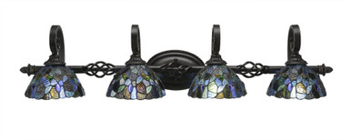 Elegante 4 Light Bath Bar 8.5 x Inches by Toltec  - 164--85-395